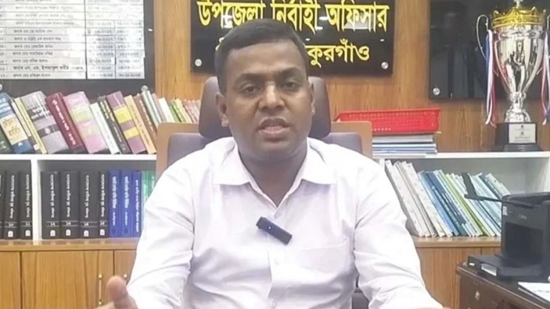 লিখে দেন ‘আমি এখন বিএনপি নেতা’, সাংবাদিককে ইউএনও