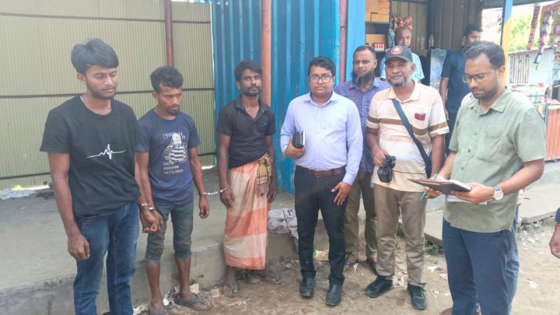 মিরসরাইয়ে মাদকবিরোধী অভিযানে ৩ যুবকের কারাদণ্ড